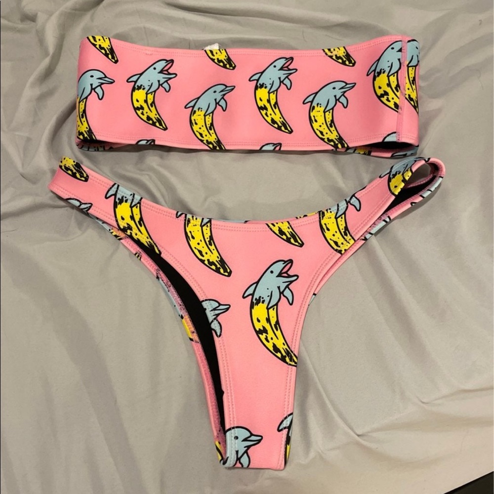 Hoaka X PONY Banana Dolphin Bikini Set